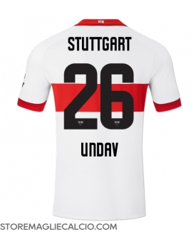 Stuttgart Deniz Undav #26 Maglia Gara Casa Repliche 2024-25 Maniche Corte